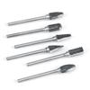 10pcs Tungsten Carbide Steel   Files Burr Set 3mm Shank 6mm Cutting Diameter Double Cut
