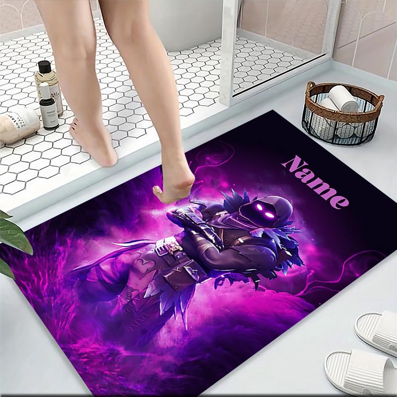 Custom Name Arsenal Roses Artwork Carpet Rug Customizable Soft Washable Anti-Slip Home Living Room Sofa Mats Personalized Rug. 0909140
