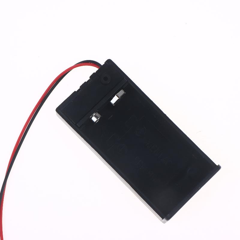 1/3/5 Pezzi Custodia Batteria 9V Accessori Fai da Te Scatola Batteria 9V Con Coperchio e Interruttore On/Off Con Cavo e Testa DC