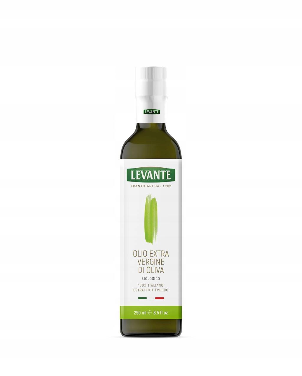 OLIO EXTRA VERGINE DI OLIVA BIOLOGICO 250 ml - LEVANTE
