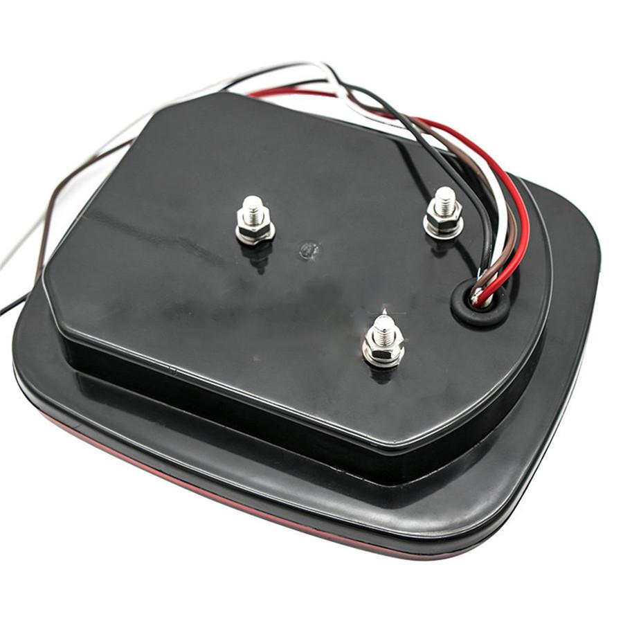2PCS Waterproof Trailer Lights Brake Stop Tail LED Lamp For 12V Camper Truck RV