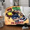 Custom Name "Spider-Man: Web Heroes" blanket for Couch & Bed, Plush Cozy Fuzzy Blanket Super Soft & Warm Blankets for Fall and Winter. 090816