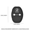 HGC2 2Pcs Car Door Lock Buckle Silicone Protective Cover for Skoda Octavia 3 2 A5 A7 Superb 3 Fabia 2 Karoq Rapid Kamiq Accessories