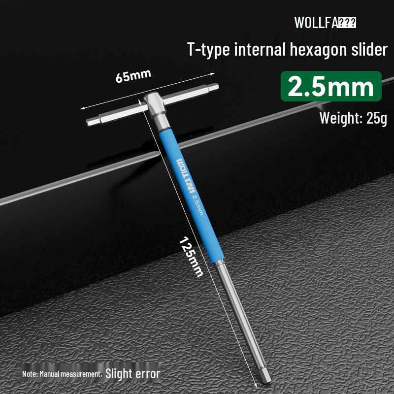 Hexagon Screwdriver Set: 6-Point Extended Handle (H2.5, H3, H6)