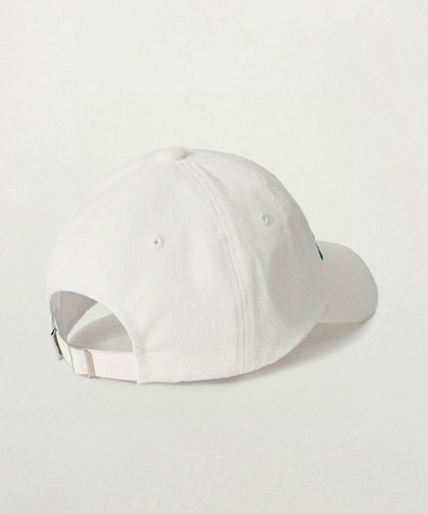 Seteo Vintage Casual Volume Embroidered Ball Cap White