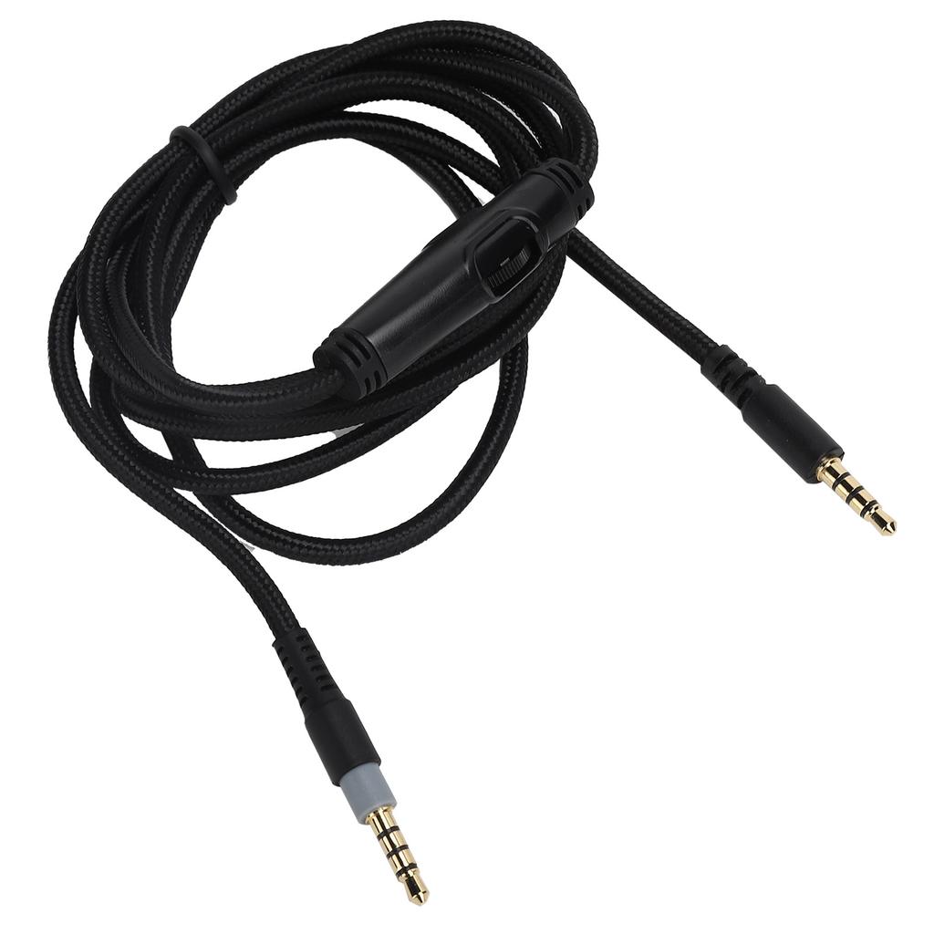 3.5mm Male To 3.5mm Headphone Cable 1.5m O Wire for AlphaSkyline Headset Black