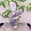 Fun And Playful Cartoon Mouse Plush Doll For Children With Stylish Rabbit Keychain