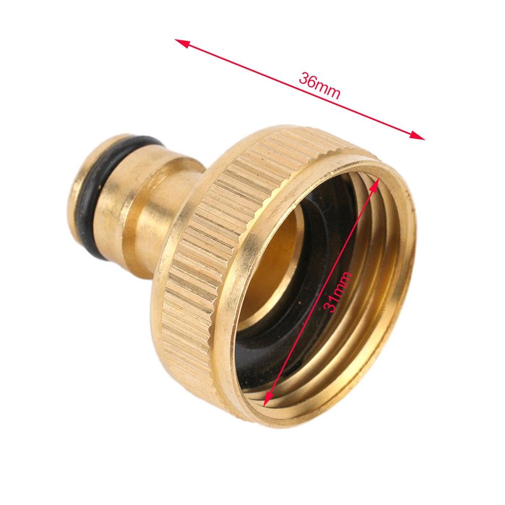 1inch BSPF Tap Connector 36*31mm Brass+Rubber Garden Adapter