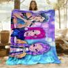 1pc K-Pop Stars Outdoor Blanket Lightweight Flannel, All-Season Use for Sofa, Bed, Travel, Camping, Living Room, Office, Couch050