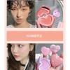 HERORANGE - Heart Flower Micro Ripple Cheek Blusher - 3 Colors