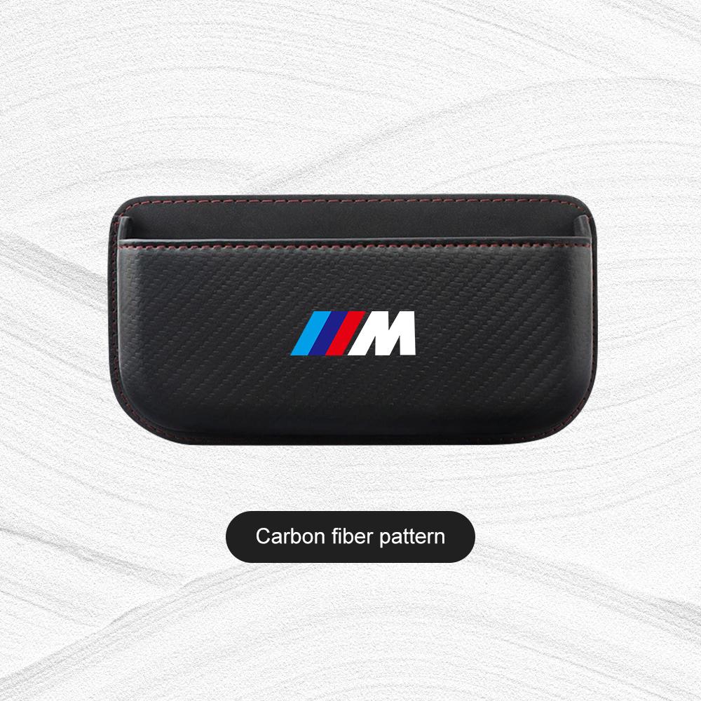 

Leather Car Side Pocket Organizer Bag for BMW E46 E90 E60 F30 F10 E39 F20 E87 F01 G20 G30 X1X3 X5 X6 Door Adhesive Storage Pouch