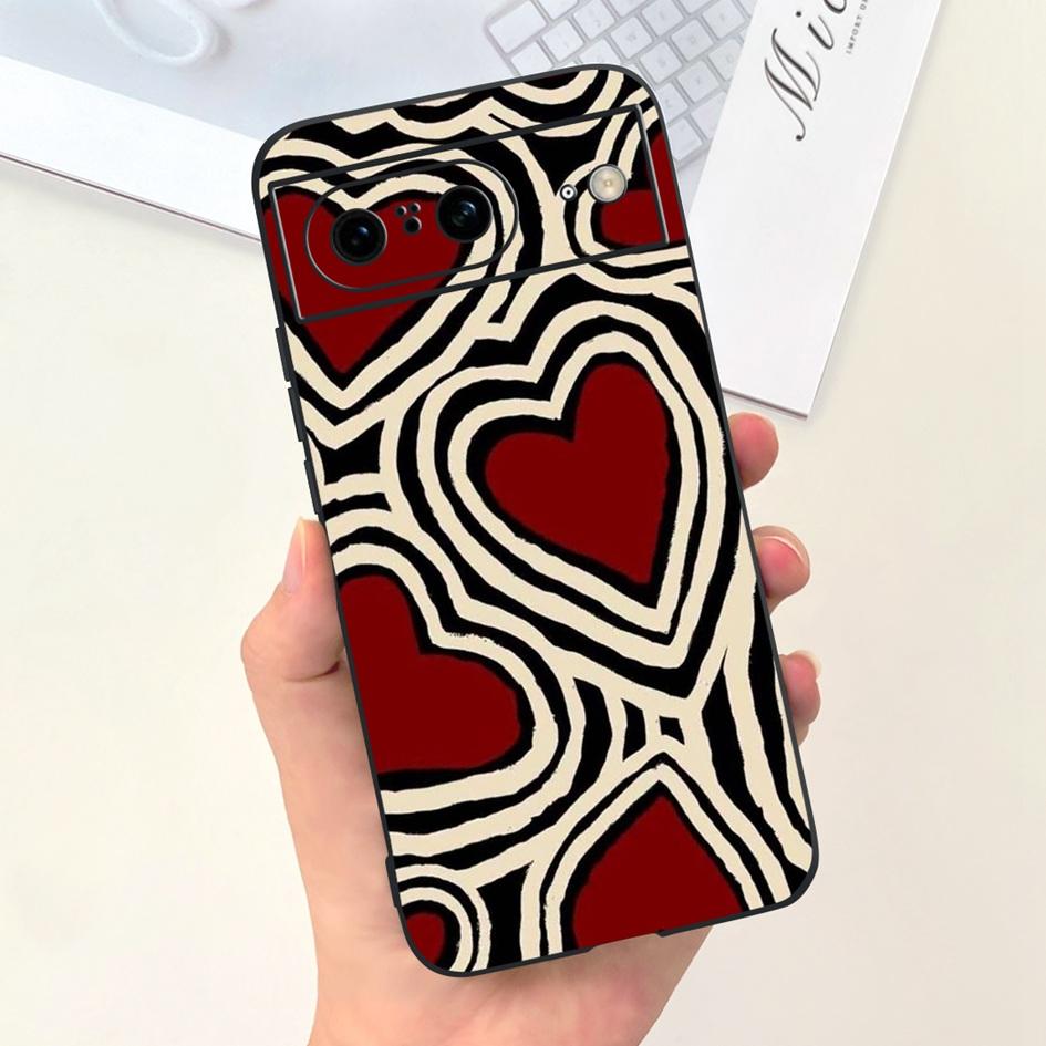 For Google Pixel 8 Pro Case GC3VE G1MNW Soft Silicone Rubber Protector Cover For Google Pixel 8 8A Bumper Pixel8 8Pro Phone Case
