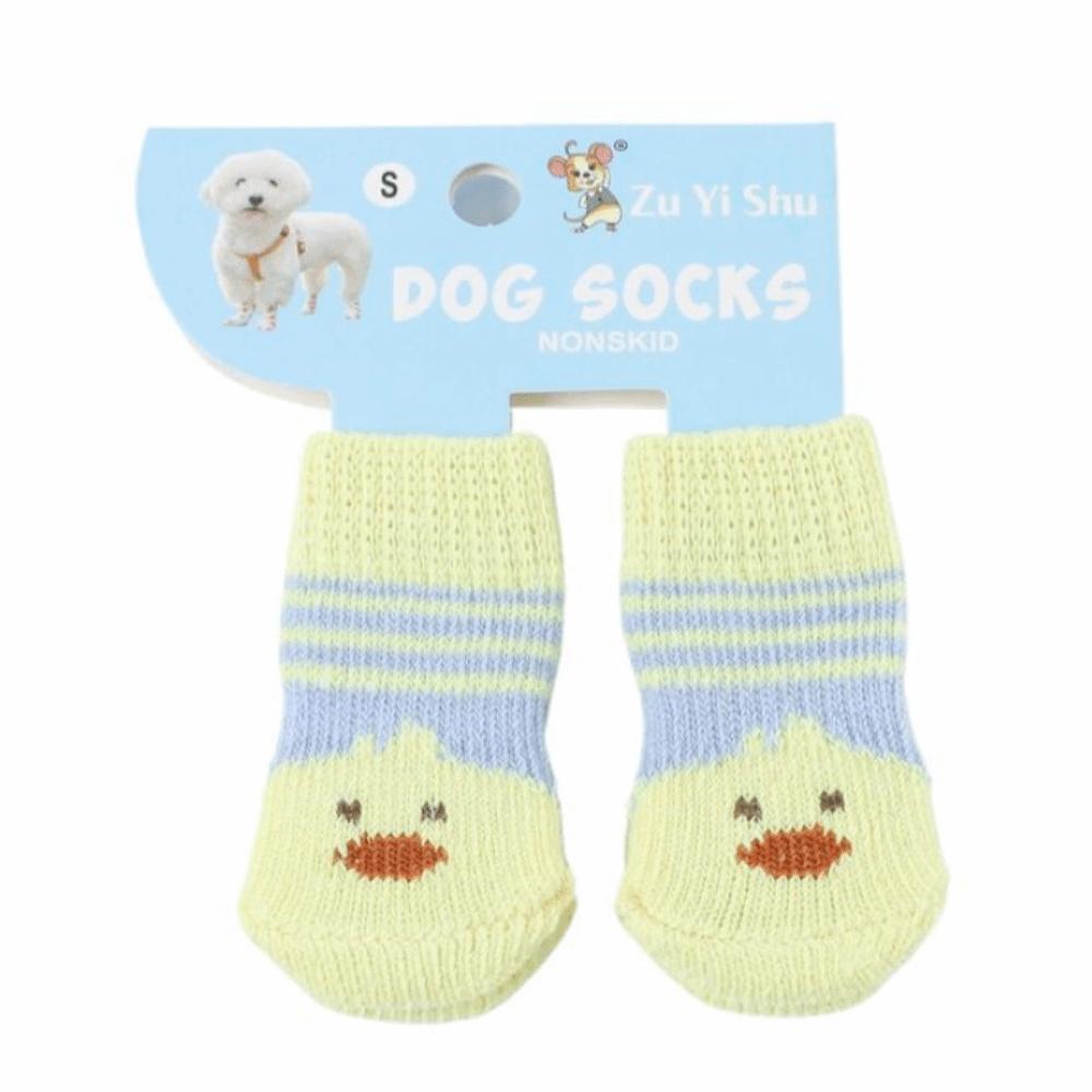 A Pair Non-Slip Dog Booties Cotton Pet Supplies New Pet Socks  Cold Weather