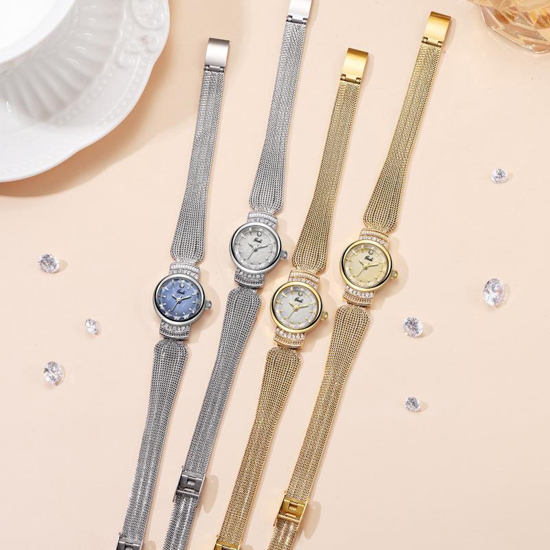 Niche High-End Mesh Belt Watch, Japanese High-Value Candy Watch, Women'S Medieval Fritillary Bracelet Watch