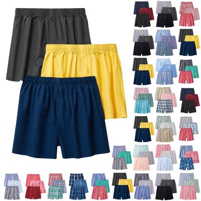 One Pack Of 3PCs Men's Underwear Arrowpants Briefs Large Size Loose Underwear Men's Pajama Pants