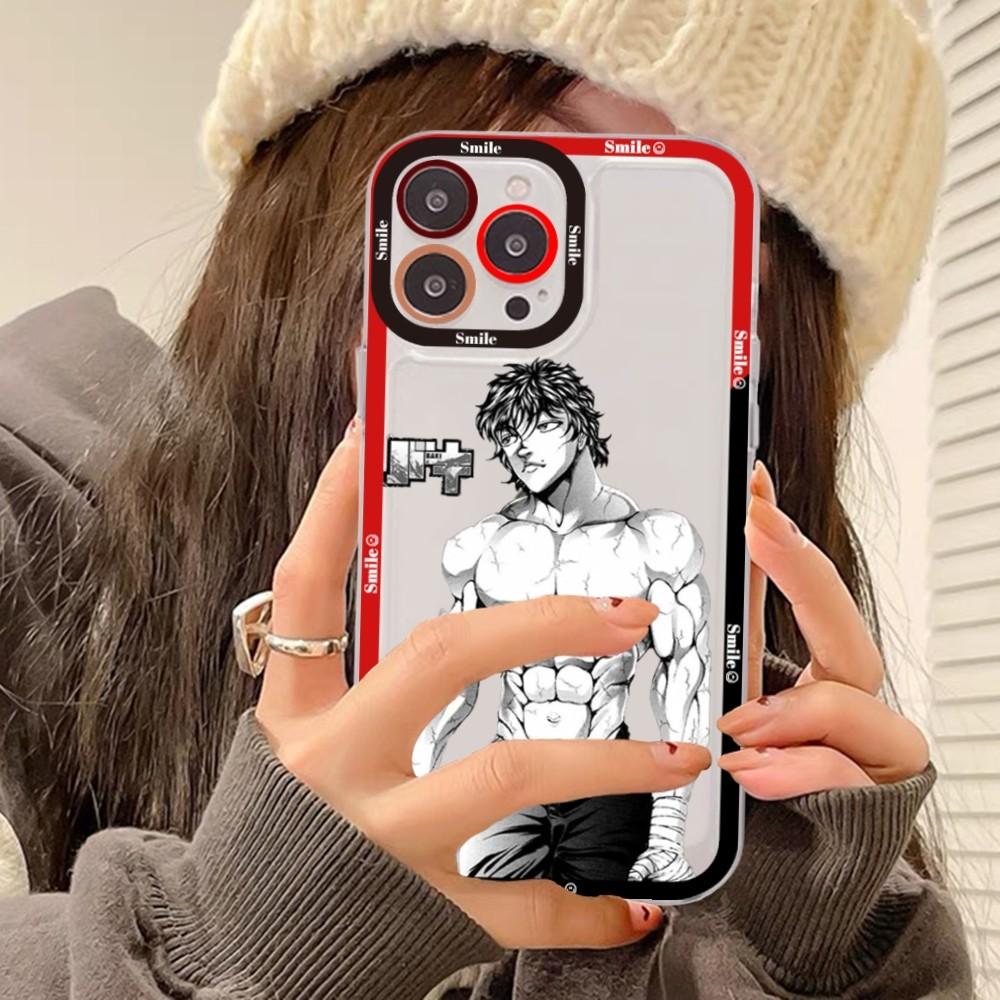 Japan Anime Baki Phone Case For iPhone 15 14 13 12 11 Pro Max XS X XR Mini Protective Cover