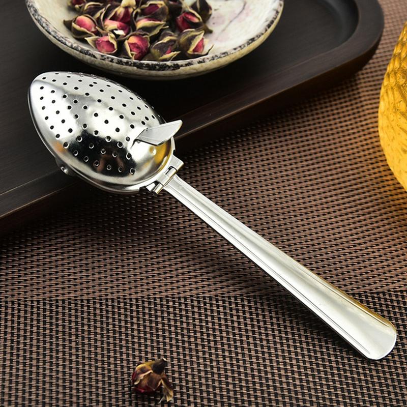 1 Stück Kreatives Teesieb Feinmaschiges Sieb Edelstahl Tee-Infuser Sieb Teezubereiter Universalsieb Löffel
