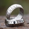 NEW Rotatable Men's 316L Stainless Steel Rings Retro Odin Viking Rune for Teen RING Amulet  Jewelry Gift