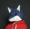 3D Paper Model Wearable Mask Rabbit Animal Cosplay DIY Papercraft Origami Headgear Christmas Halloween Prom Party Girls Gift