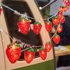 LED Strawberry Stall Decorative Light for Camping and Night Markets