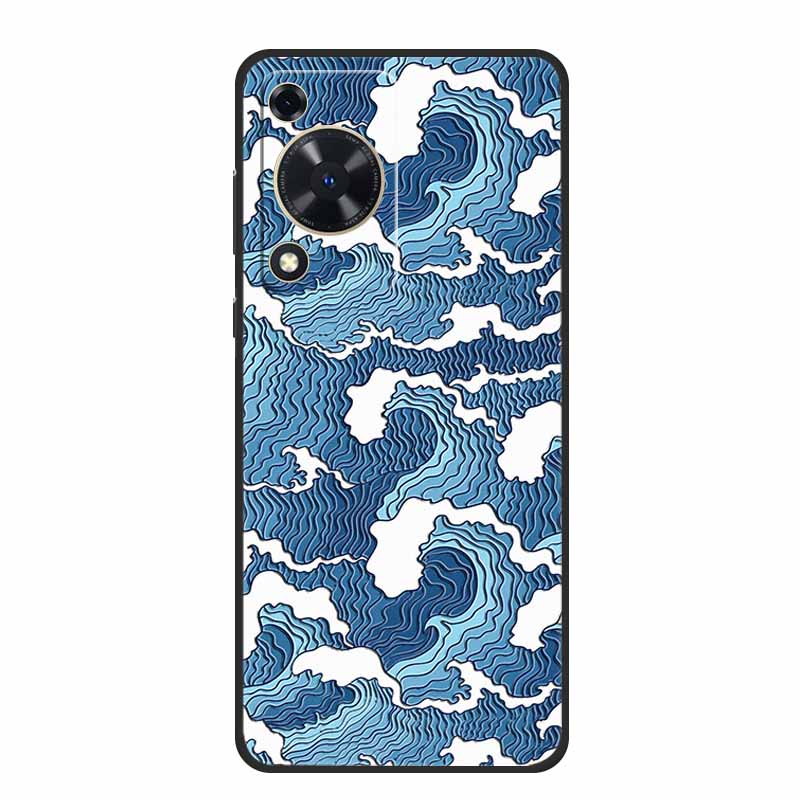 3D Emboss Case For Huawei Nova Y72s Y63 Y72 12s Pura 70 Pro Ultra P60 Pro Phone Case Y 72 S Y 63 Black Silicone Soft Back Cover