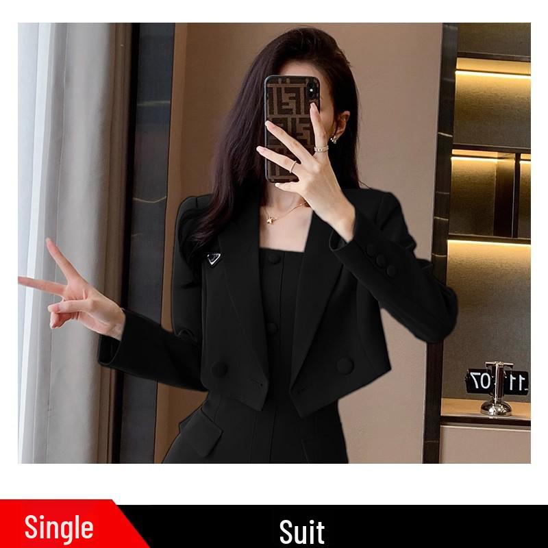 

Women s Premium Black Suit Set: Spring/Fall JK Uniform for College Interviews & Formal Wear 3X Large