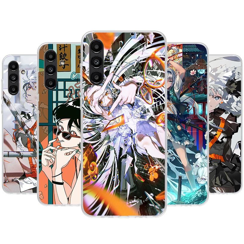 Cute Anime Aesthetic INS Girl Phone Case For Samsung Galaxy A55 A54 A53 A52 A15 A14 A13 A12 A35 A34 A33 A32 A25 A24 A23 A22 A05S