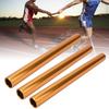 3pcs Relay Baton Aluminium Alloy Track and Field Running Race Baton Sports Game PropsOrange