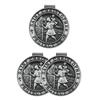 St Christopher Visor Clip for Car Metal Saint Christopher Amulet Safety Talisman Automotive Accessories