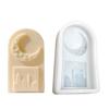 Moon Castles Epoxy Resin Mold Nonstick Fondant Chocolate Mold Table Ornament Making Tool Scented Candle Mold Enduring