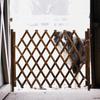 Barrière de sécurité extensible en bois type accordéon pour chien, barrière coulissante autoportante pour