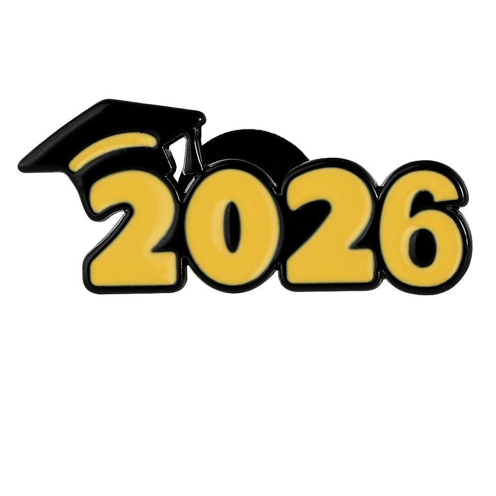 Zink Zinklegierung Doktorhut Broschen Abschlussjahrgang 2026 Doktorhut Brosche Akademische Feiern