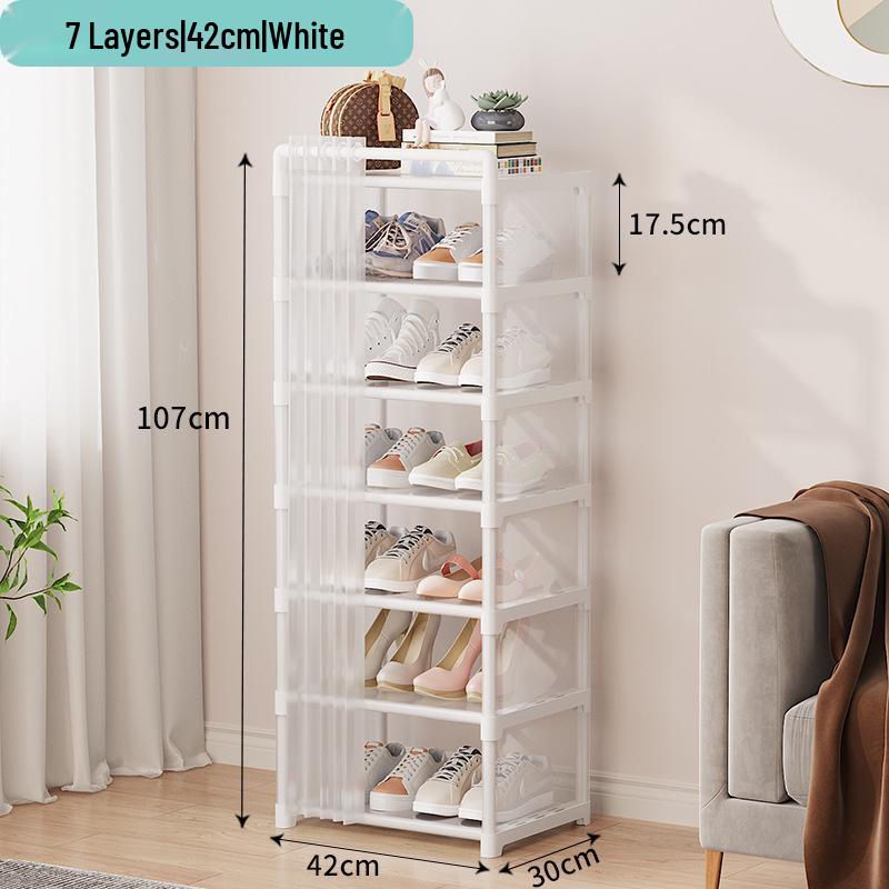 Economical Multi-Layer Shoe Rack: Dustproof, Space-Saving, Stylish Storage for Home or Dorm