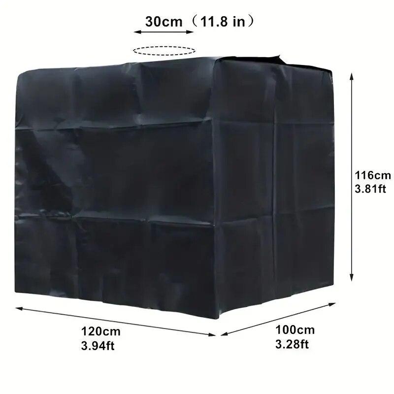 1pc Bucket Cover 1000L Outdoor Water Tank Cover Thermal Insulation Factory Waterproof and Dustproof Bucket Cover