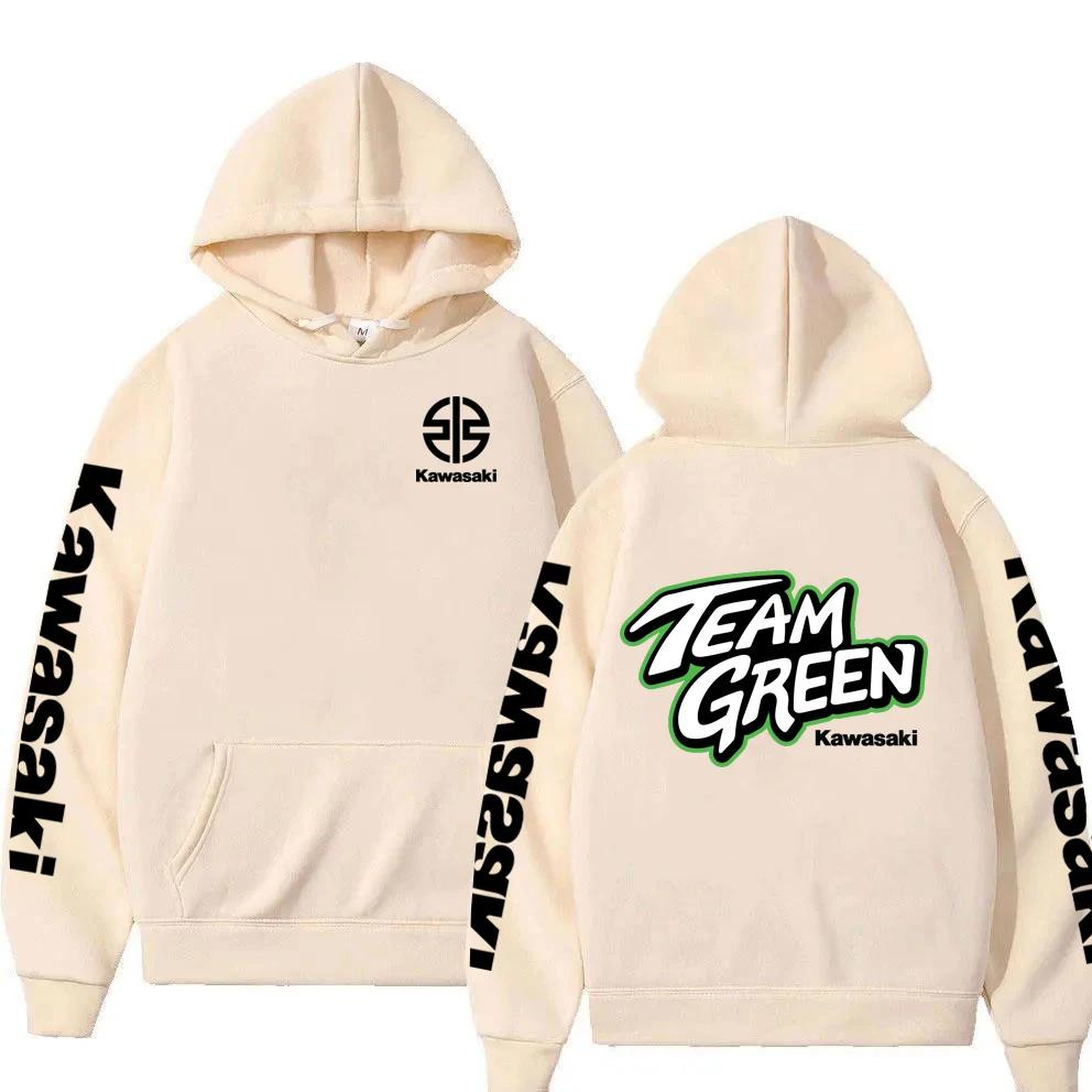 Hot selling high-quality hooded sweatshirt with Kawasaki logo for men, high-end comfort and simplicity sports style top Sp