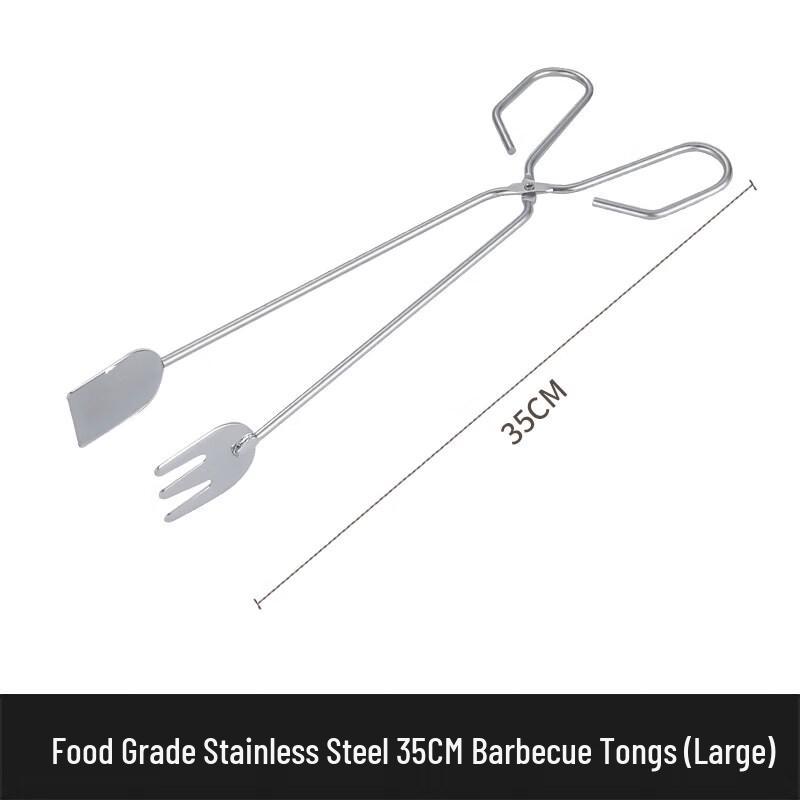 Stainless Steel Scissor BBQ & Food Tongs