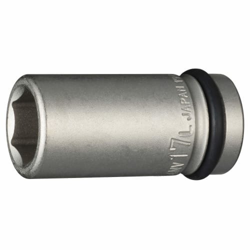 TONE 4NV-17L Long Impact Socket, 12.7mm (1/2") Drive, 17mm Width