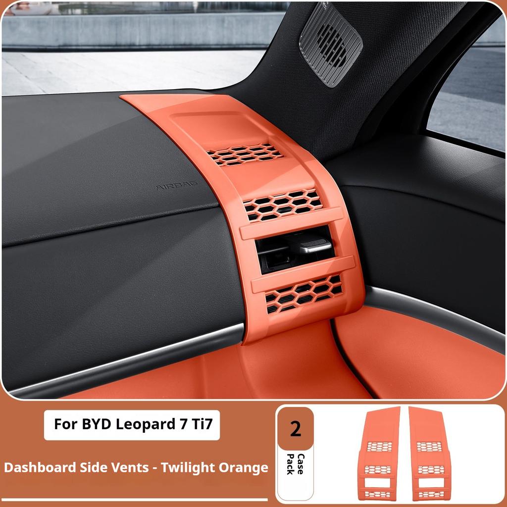 For BYD Titanium 7 Ti7 Car Instrument Air Conditioning Port Protective Cover Anti Blocking Covers On Both Sides of The Air Vents