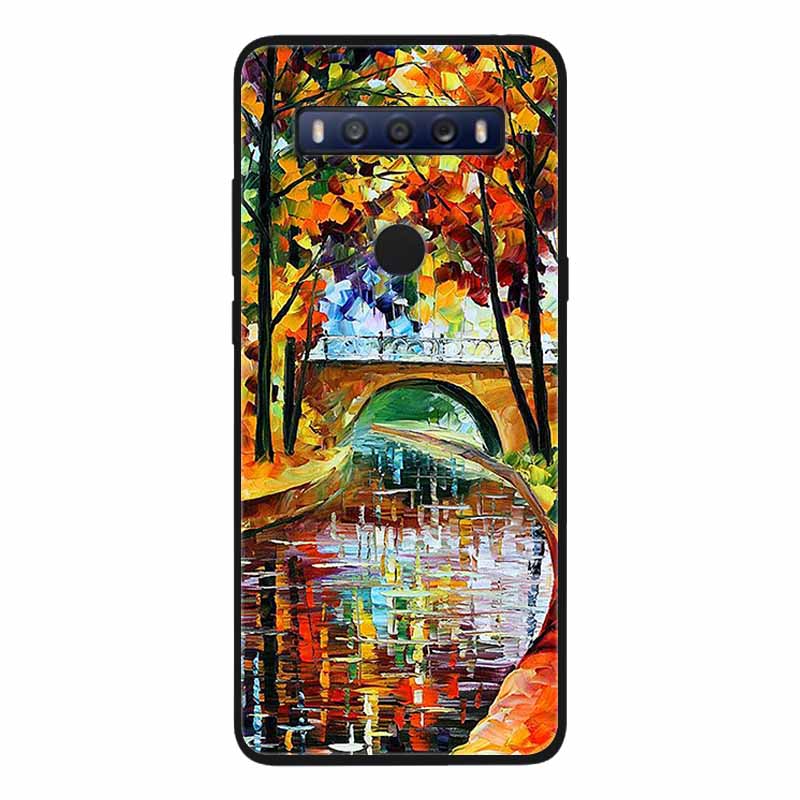 Para TCL 10 SE Funda Suave de Silicona Fresca y Moderna Para TCL 10SE T766U T766H Tapa Trasera TCL10SE TPU Protectora para Teléfono Fundas