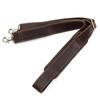 Men's Retro Crossbody Bag Strap - Cowhide Leather, Crazy Horse Finish, Adjustable Length, with Shoulder Pad, European and American Style.