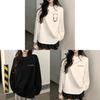 Casual Cotton T Shirt For Women With Letter Print And Long Sleeves For Spring And Fall Wear