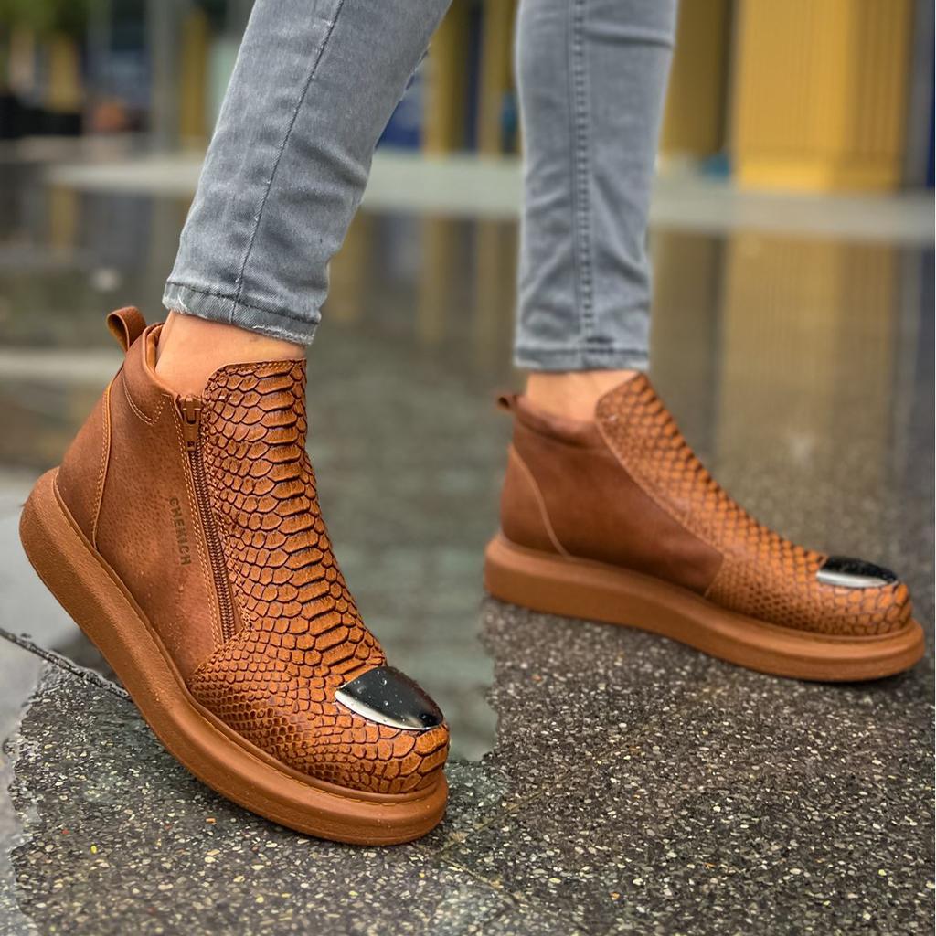 Chekich Original Brand Tan Color Casual Men GRT Coccodrillo High Quality Boots Men Boots CH133