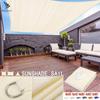Waterproof Sun Shelter Shade Sail Sunshade Protection Awning Camping Large Tent for Outdoor Canopy Garden Patio Top Shade Cloth