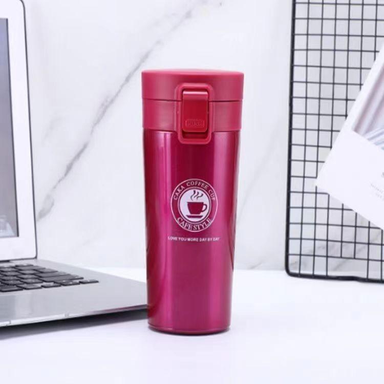 Large Capacity Stainless Steel Vacuum Insulated Coffee Cup Creative Minimalist Car Water Mug