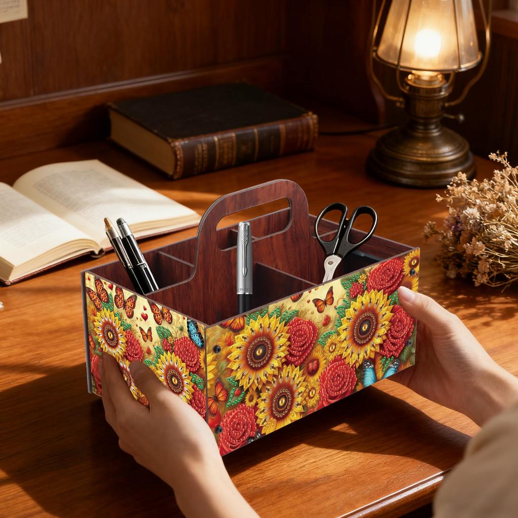DIY Diamond Painting Storage Box Diamond Painting Kit Diamond Art Painting Storage Box Kit Desktop Art Decoration Gift