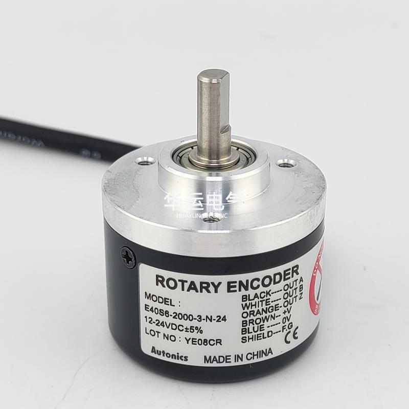 Autonics E40S6-2000-3-N-24 Genuine Rotary Encoder Motor, Brand New