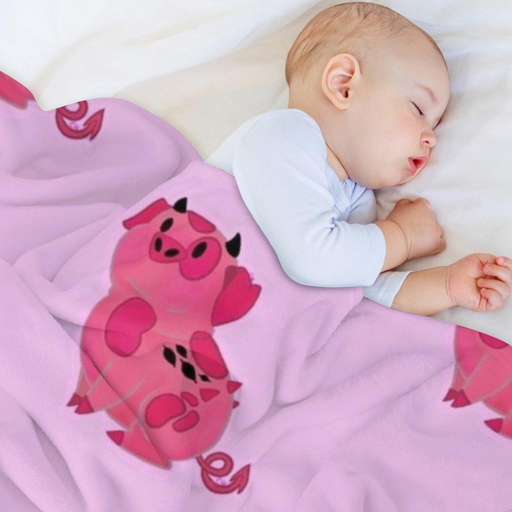 fat nuggets Throw Blanket Large valentine gift ideas For Sofa Thin halloween Blankets