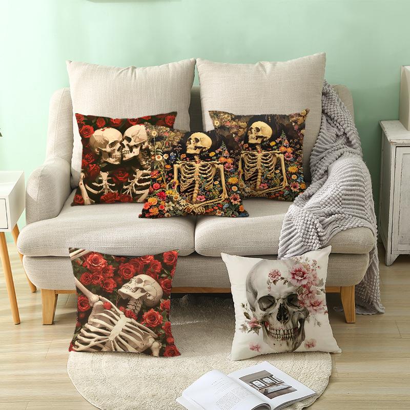 New Pillow Cover Halloween Undead Series Home Sofa Decoration Cushion Cover Bedroom Pillow Cover Cushion Cover