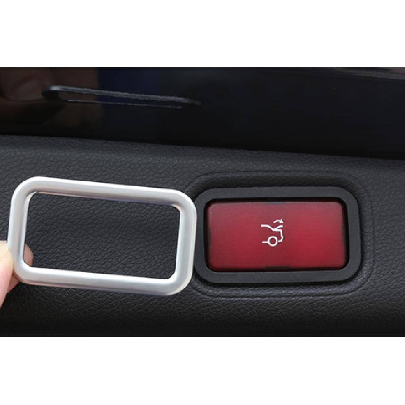 For 2016- Mercedes-Benz GLC Silver ABS Tailgate Rear Door Handle Frame Trim