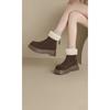 Fashion Vintage Platform Snow Boots Women's Fleece 2025 Winter New Warm Non-Slip Booties